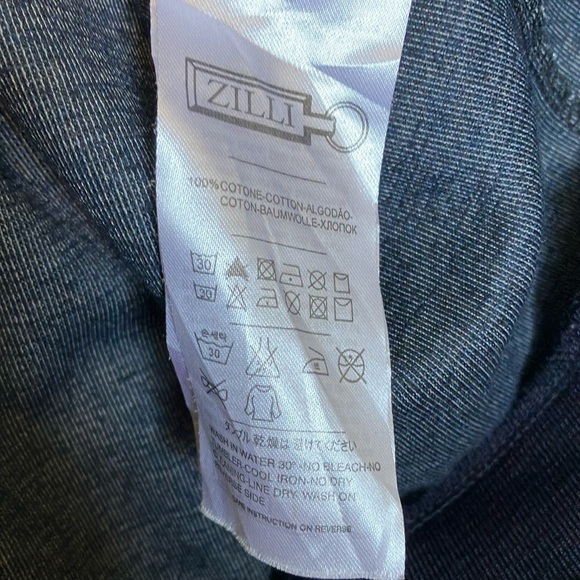 Zilli Blue Patterned Long Sleeve Polo Sweater - Picture 7 of 8